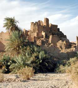 Eine Festung im Djado